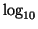 $\log_{10}$