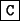 \fbox{\tt C}